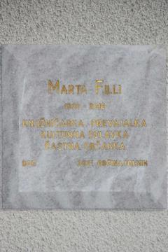 Spominska plošča Marti Filli (Foto Radovan Lipušček) (10)